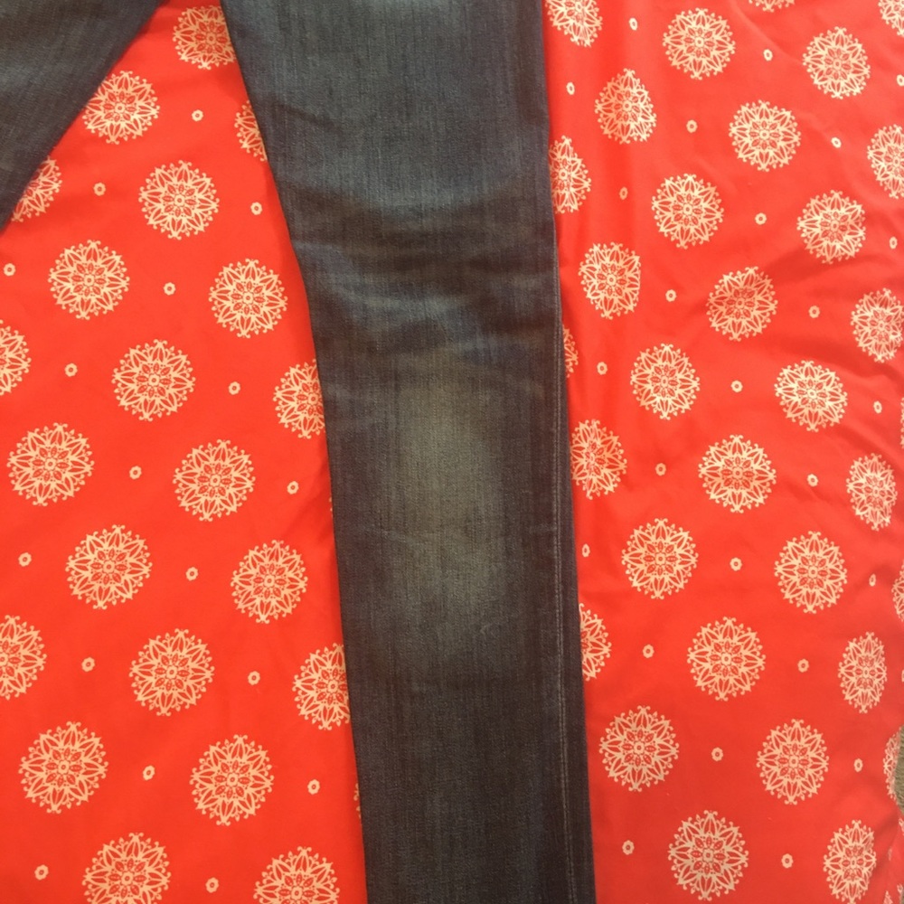 Express midrise super skinny denim jeans sz 0r - Picture 7 of 10